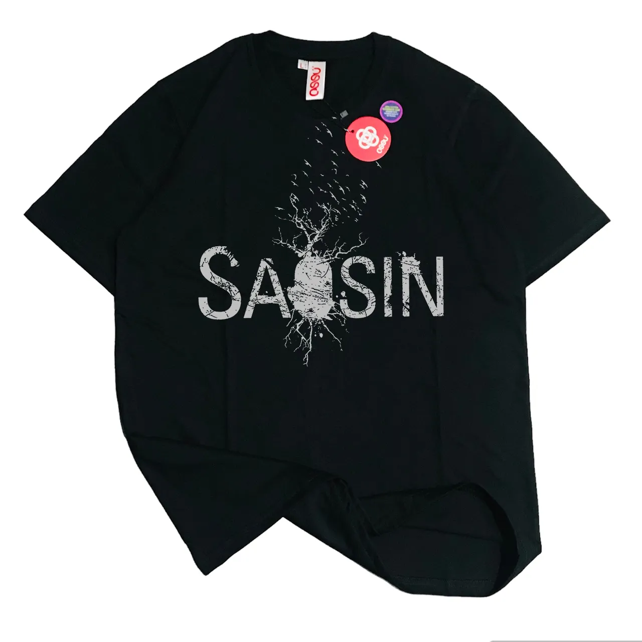 SAOSIN LOGO ROOTS BLACK