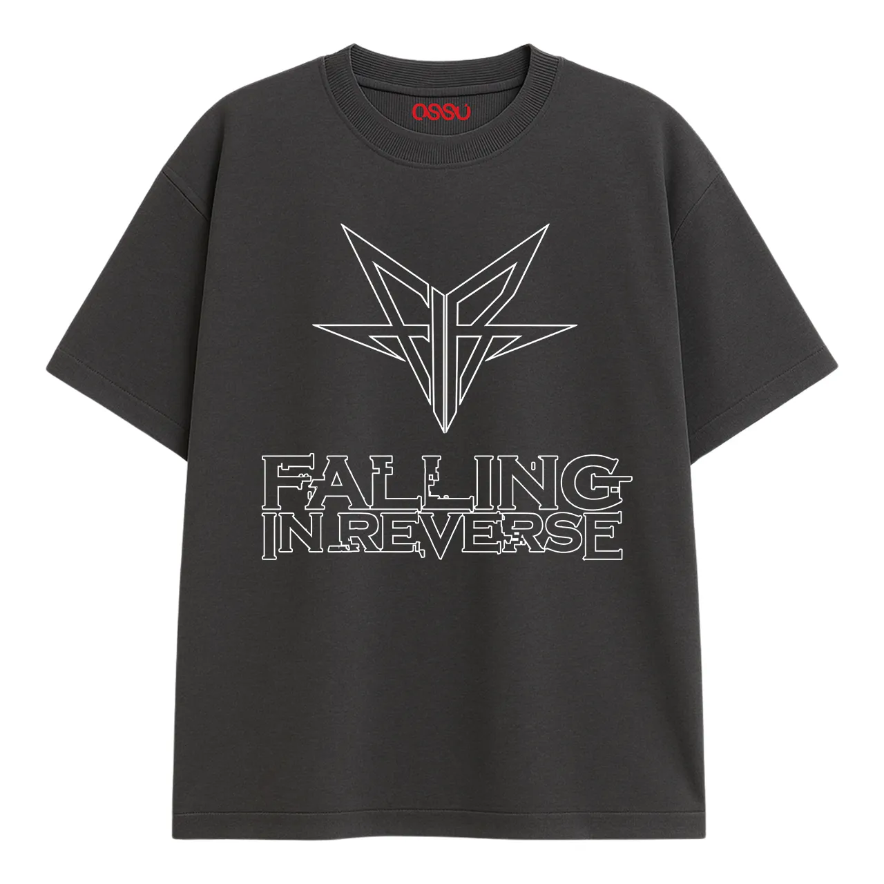 Falling in Reverse Font Logo Grey