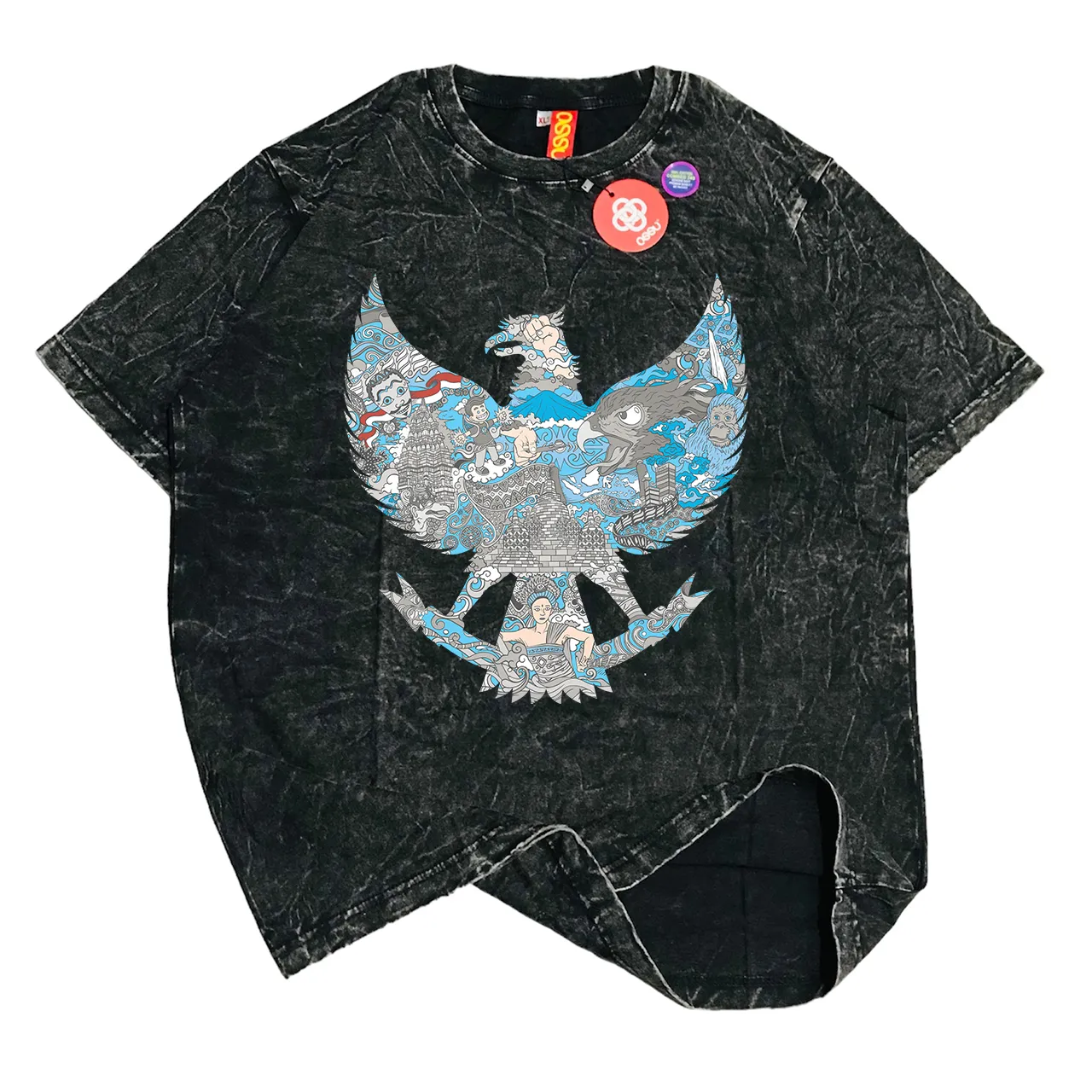 GARUDA BATIK BIRU WASH