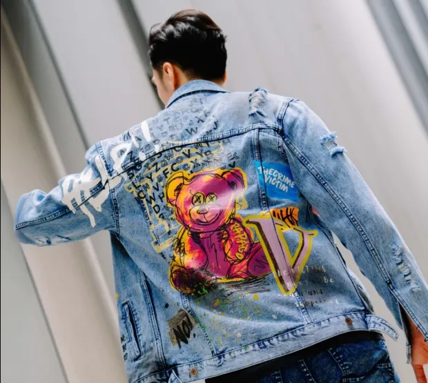 PAPAGO - JAKET JEANS - JAKET DENIM PRIA - VICTIM